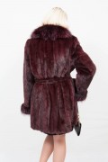 (Sold) Violet Mink and Fox Coat