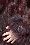 (Sold) Violet Mink and Fox Coat