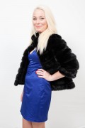 (Sold) Black Mink Jacket