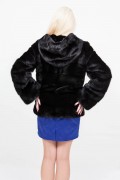 (RESERVED) Long Black Mink Jacket