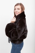 (SOLD) Brown Mink Jacket