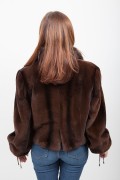 Sheared Mink and Sable Jacket
