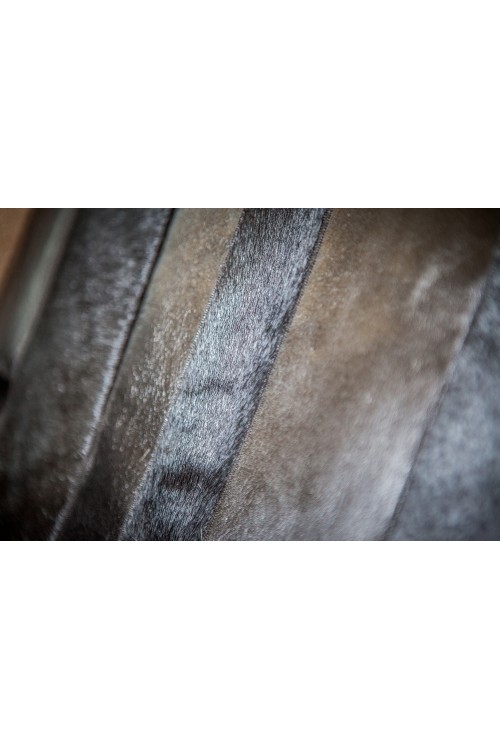 Black Leather & Cowhide Carpet