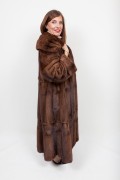 Long Brown Mink Coat