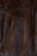 Veste de Vison Marron "Mahogany"