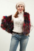 Gilet de Renard Multicolore