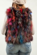 Gilet de Renard Multicolore