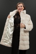 Manteau Long de Vison Pearl