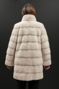 Manteau Long de Vison Pearl