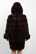 Long Manteau de Vison Mahogany Velvet "Romagna Furs"