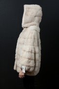 Palomino Mink Jacket with Hood