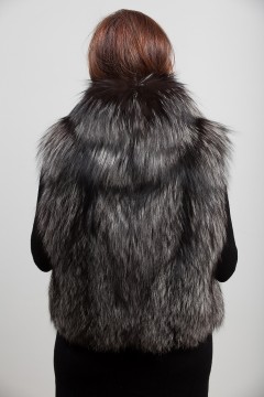 Gilet En Fourrure De Renard Véritable - Taille S - Neuf Sans étiquettes - Femme