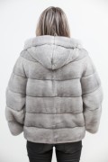 Grey Sapphire Mink Jacket