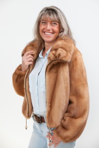 Gold Mink Jacket