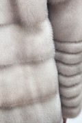 Long swinger mink coat