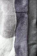 Cachemire and Rex Rabbit Fur Coat Antonio Didonè