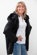 Manteau en Laine et Fourrure de Renard