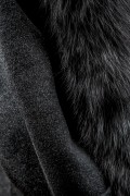 Wool Coat and Fox Fur