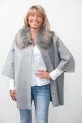 Manteau en Laine et Raccoon