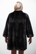 Long swinger mink coat