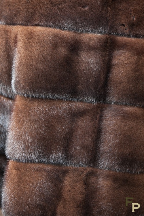 Brown Mink Vest