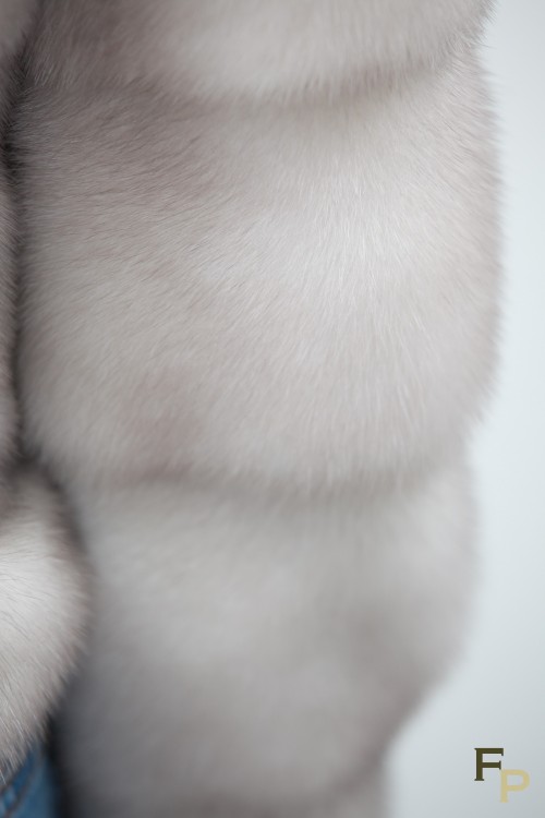 Blouson de Vison "White Cross"