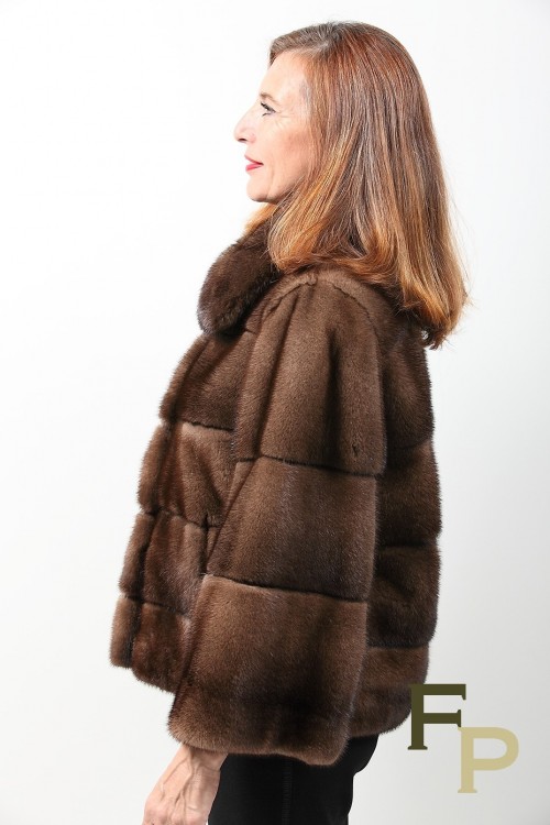 Veste de Vison Scanbrown