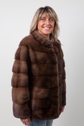 Brown mink jacket