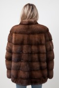 Brown mink jacket