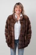 Brown mink jacket