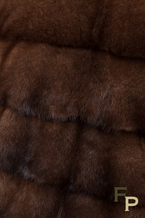 Brown mink jacket