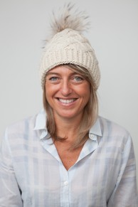 Bonnet Beige avec Pompon de Finn Raccoon