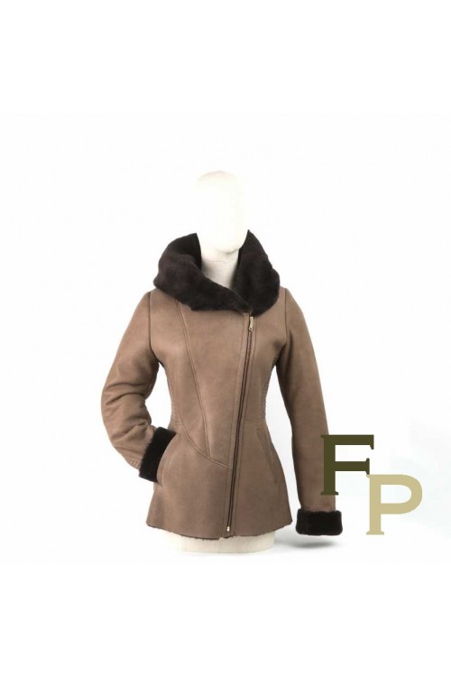 browm merinos jacket for woman