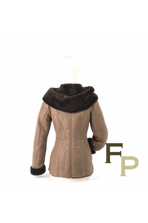 browm merinos jacket for woman