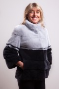 Black Pearl and Grey Sapphire Mink Jacket