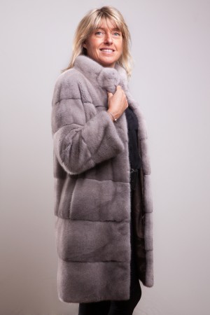 blue mink fur