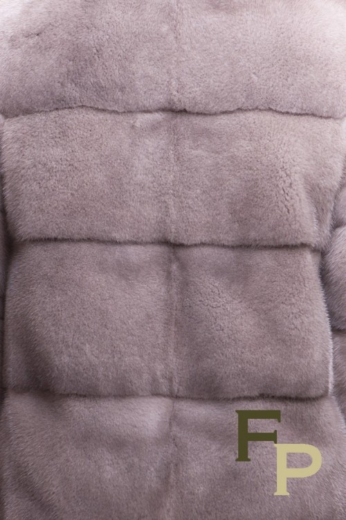 Silver Blue Mink Coat signed Casiani