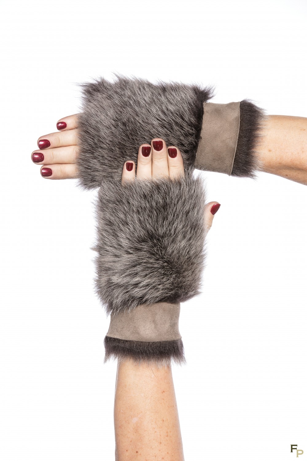 Fur gloves discount