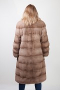 Pastel Mink and Martens Fur Coat