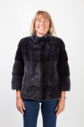 Double Black Mink Jacket