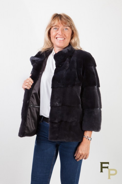 Veste de Vison Double Black