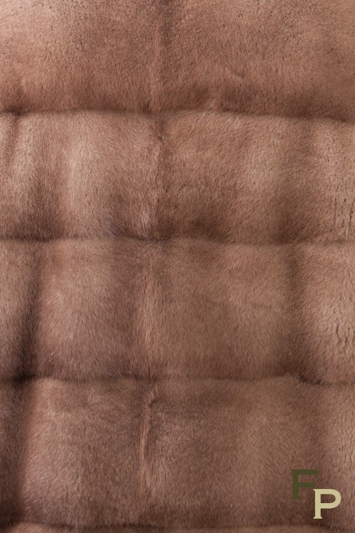 Pastel Mink and Martens Fur Jacket