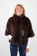 Dark Brown Mink  Fur Jacket