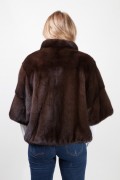 Dark Brown Mink  Fur Jacket