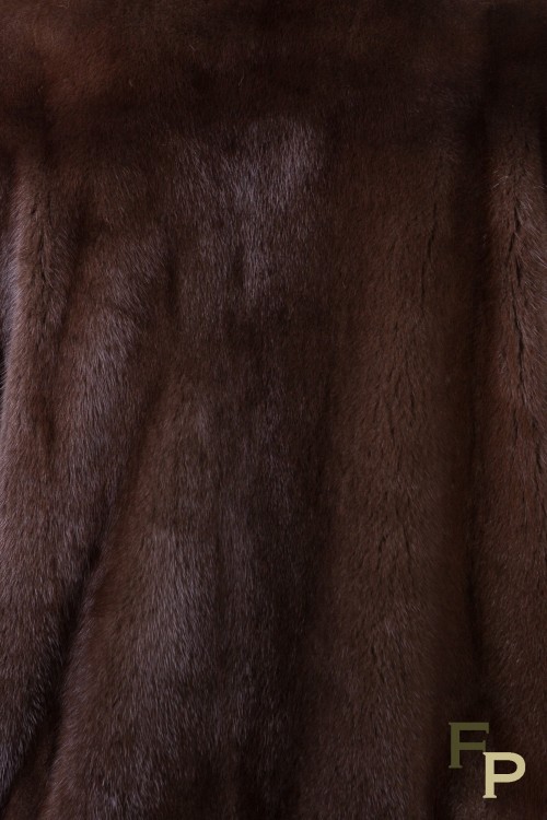 Dark Brown Mink  Fur Jacket