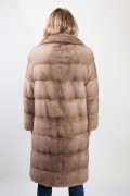 Long Pastel Mink Coat by Casiani