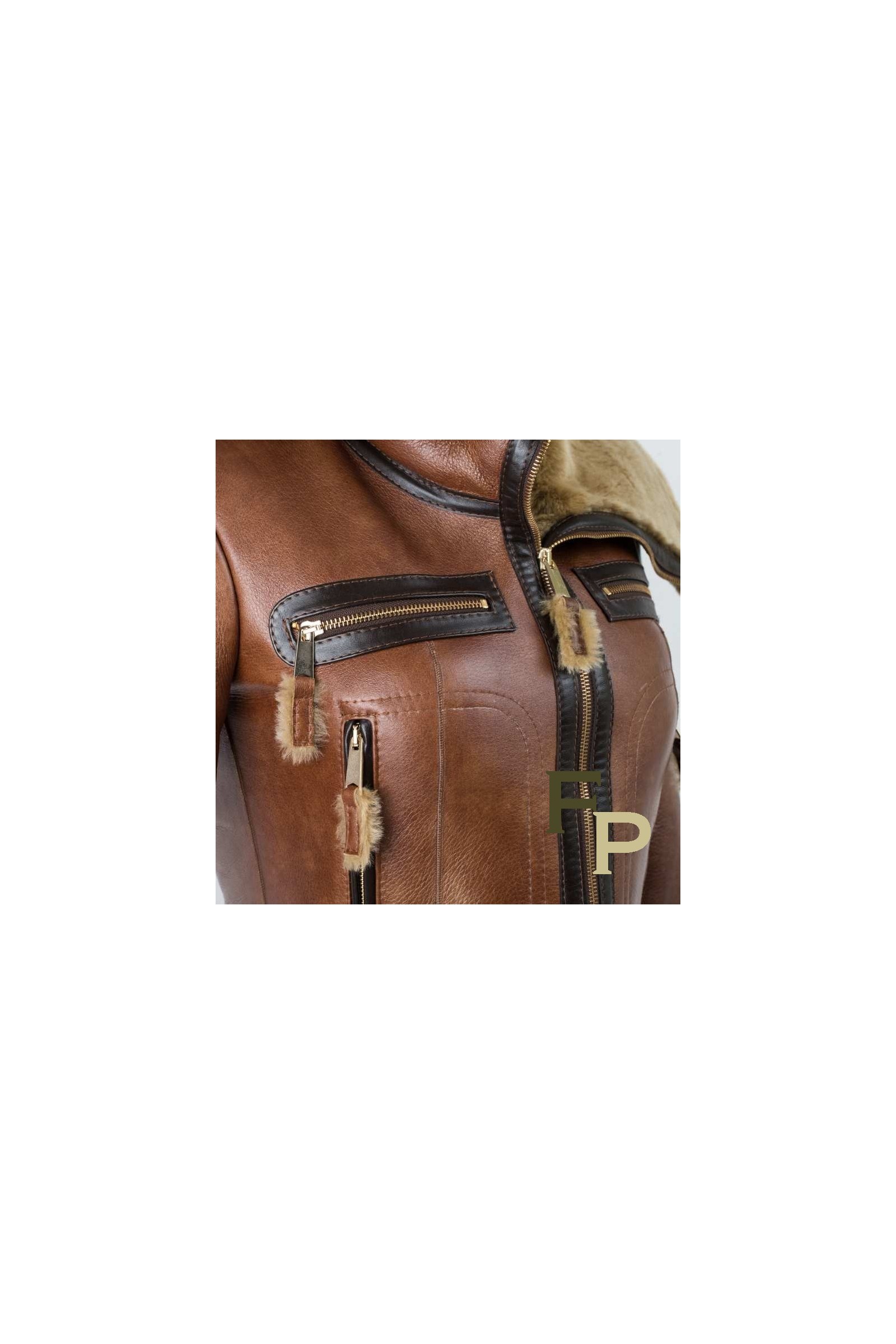 Bombardier femme en Agneau Retourn?�