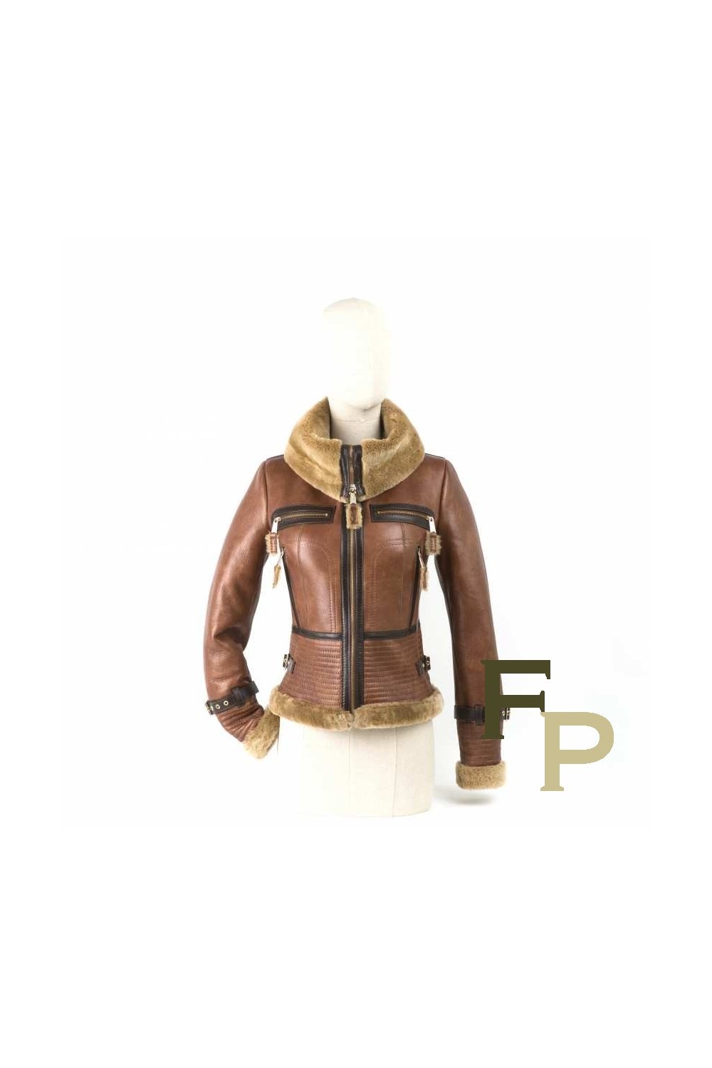 Blouson cuir retourné femme cheap