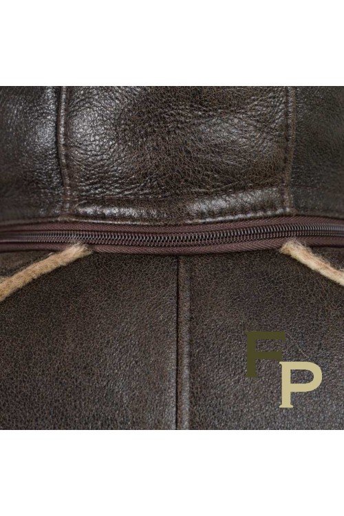 Bombardier Homme à Capuche en Renard