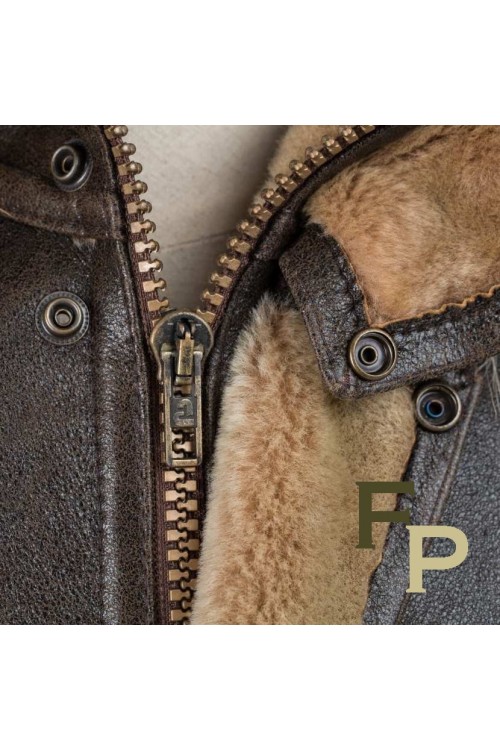 Bombardier Homme à Capuche en Renard